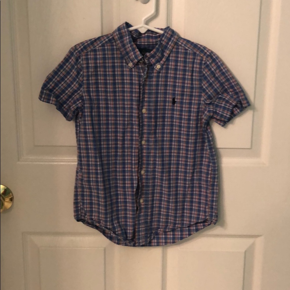 Ralph Lauren Boys Button Short Sleeve Shirt